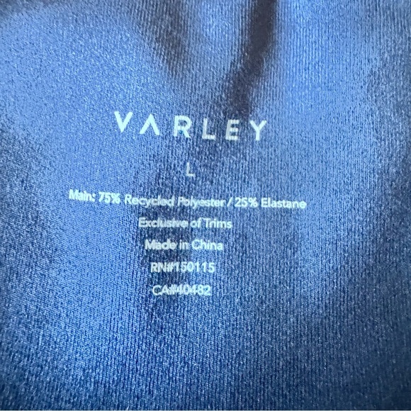 Varley Large Dark Blue Leggings 23" Inseam Athletic Sport - Picture 3 of 7